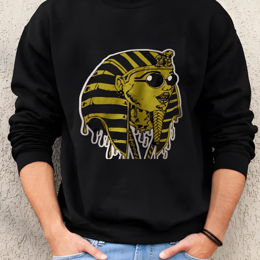 King Tut Black Pride Tee: Egyptian Royalty Graphic T-shirt Sweatshirt King Tut Black Pride Tee: Egyptian Royalty Graphic T-shirt Sweatshirt
