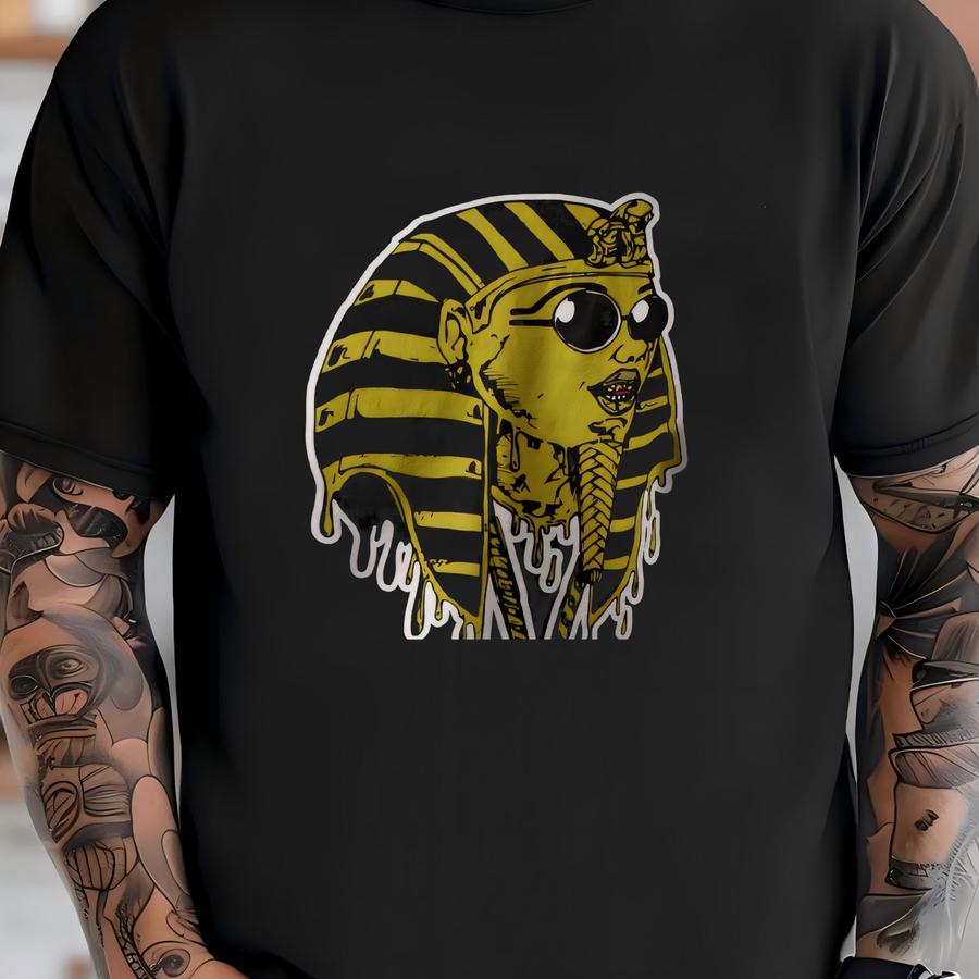 King Tut Black Pride Tee: Egyptian Royalty Graphic Hoodie T-shirt