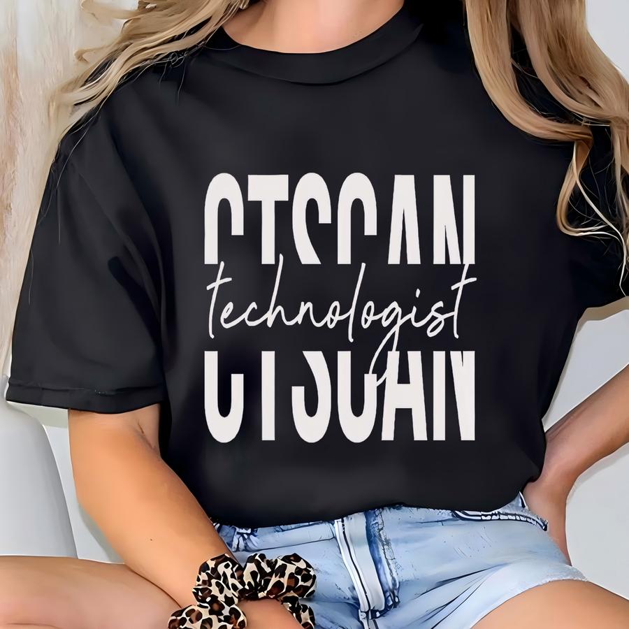 Ct Scan Technologist Sweatshirt: Unisex Cotton-blend Ct Tech Pullover T-shirt