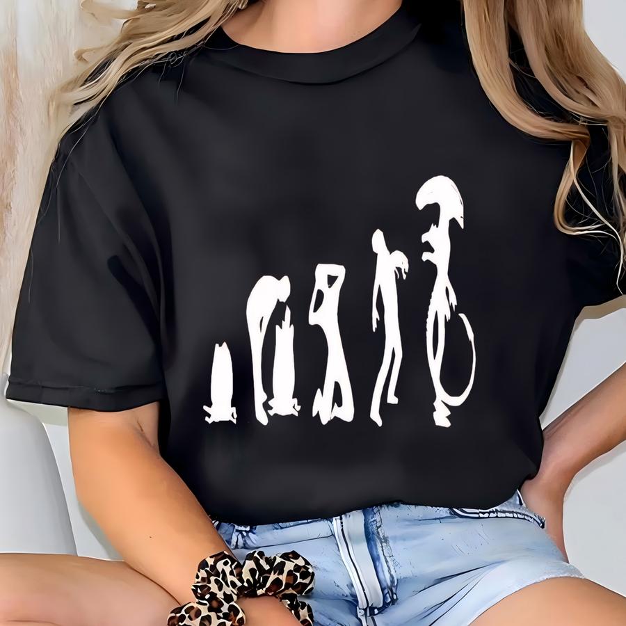 Xenomorph Evolution Hoodie, Xenomorph Shirt, Alien Shirt, Science Fiction Shirt, Xenomorph Stage Gift, Xenomorph Phase Tee, Alien Top T-shirt