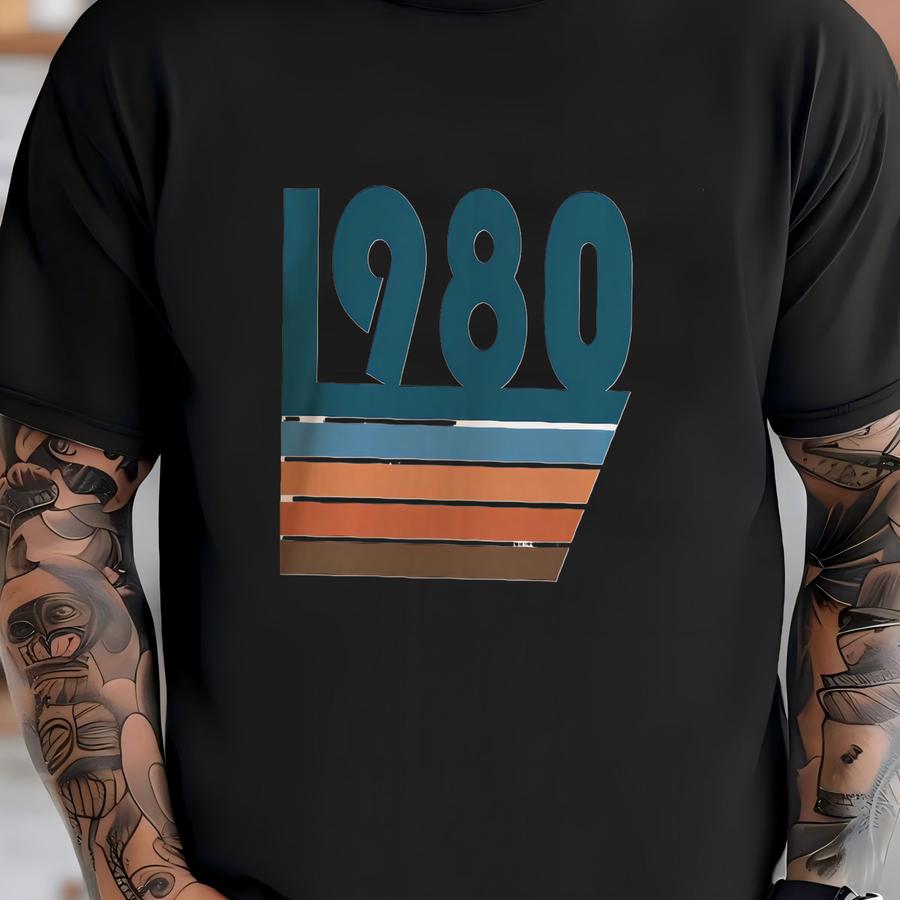 1980s Style Sweatshirt: Unisex Retro Birthday Gift T-shirt