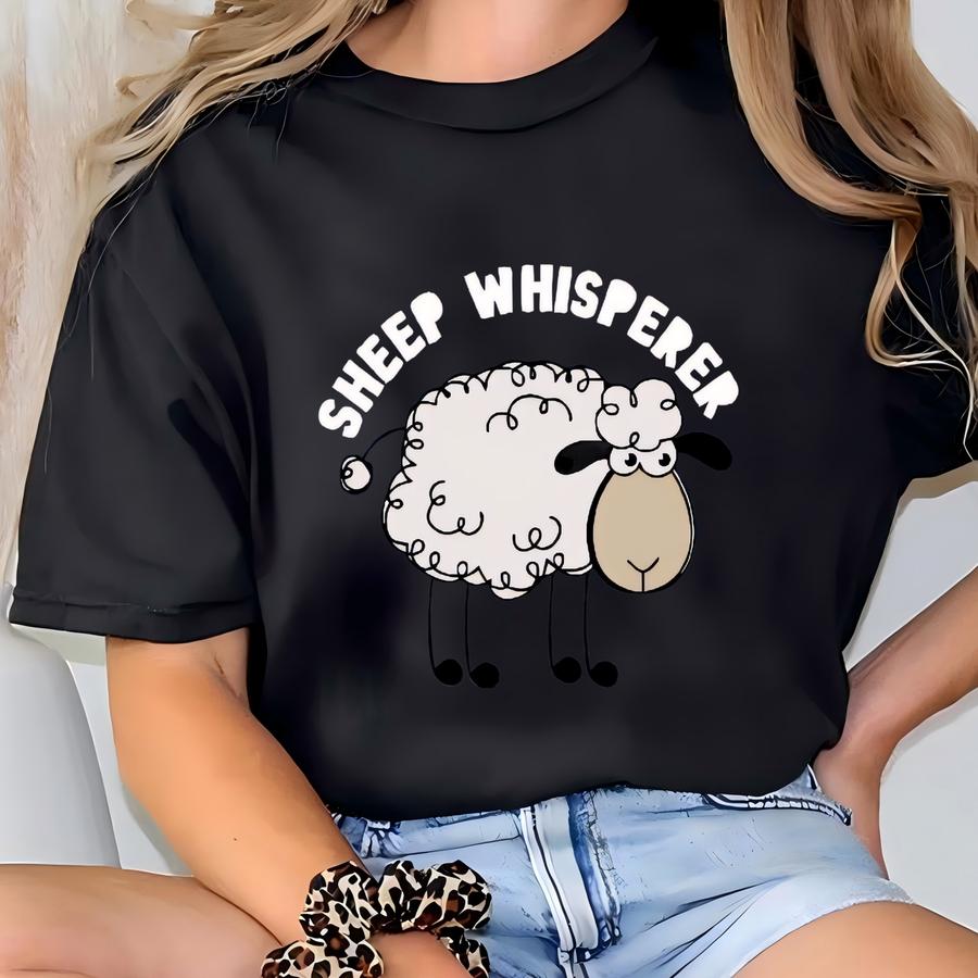 Sheep Whisperer Hoodie: Funny Sheep Lover Gift T-shirt