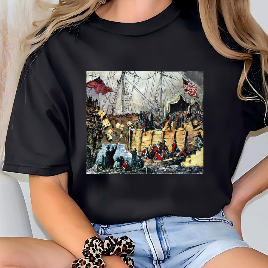 Spillin' Tea Since 1773 - Boston Tea Party - American History Gifts T-shirt