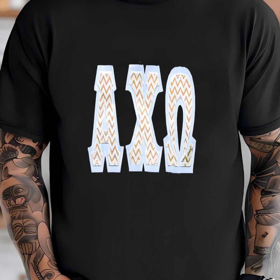 Vintage Alpha Chi Omega Y Patches Crewneck Sweatshirt S Size T-shirt