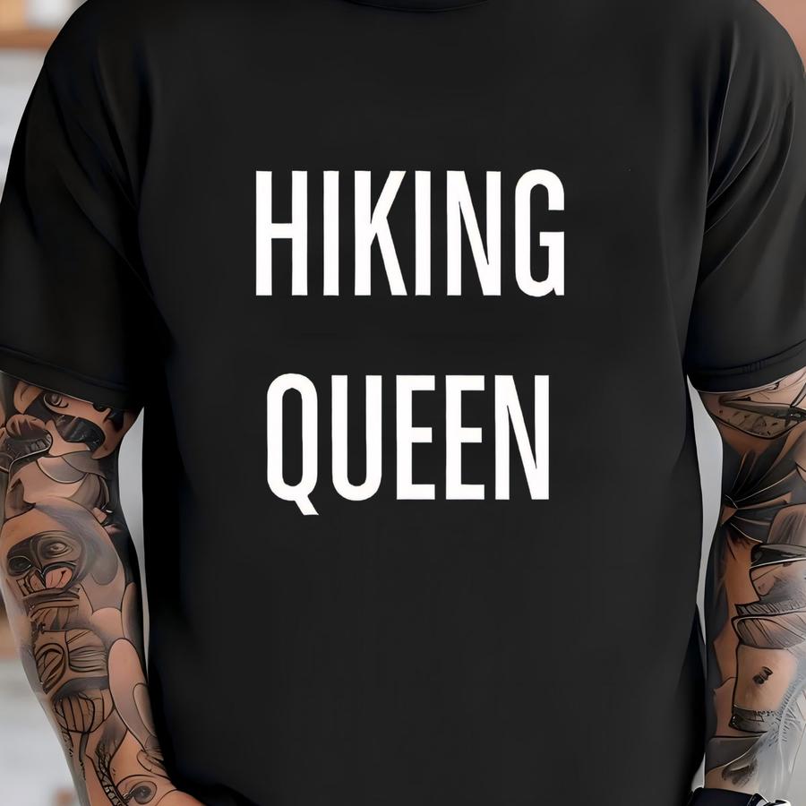 Hiking Queen, Camp Queen Shirt, Adventure Shirt, Nature Lover Gift, Wanderlust, Hiking Shirt, Camping Buddies, Mountain Shirt, Camping Shirt T-shirt