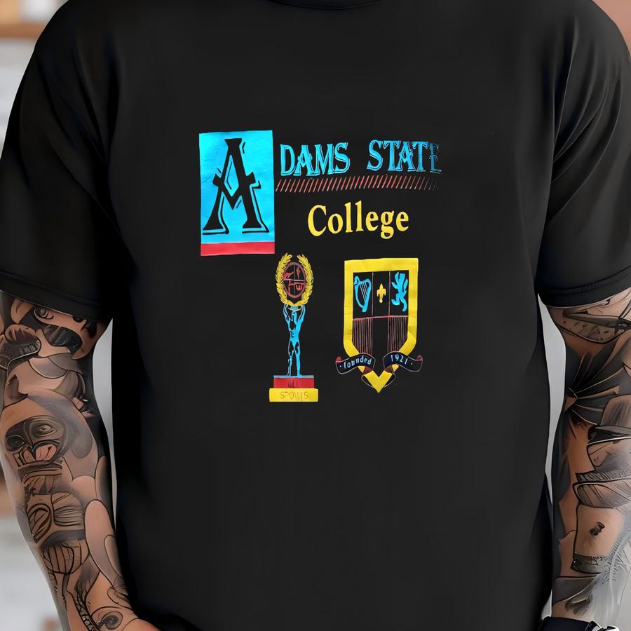 Vintage 90s Sportswear Adams State College Spellout Crewneck Sweatshirt L Size T-shirt