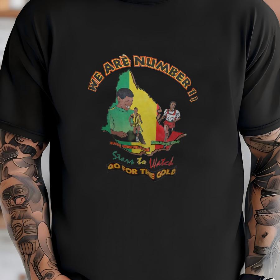 Vtg 90's We Are #1 Stars To Watch Running Hoodie Haile Gebrselassie Xl T-shirt