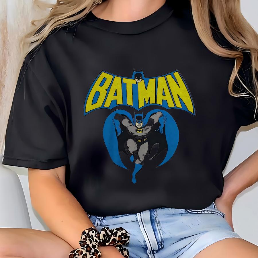 Vintage Batman Sweatshirt S Size Grey Colour T-shirt