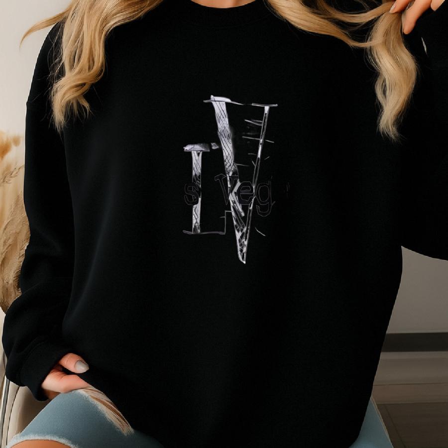 Vintage 90s Las Vegas Y Gildan Tag Crewneck Sweatshirt L Size Sweatshirt