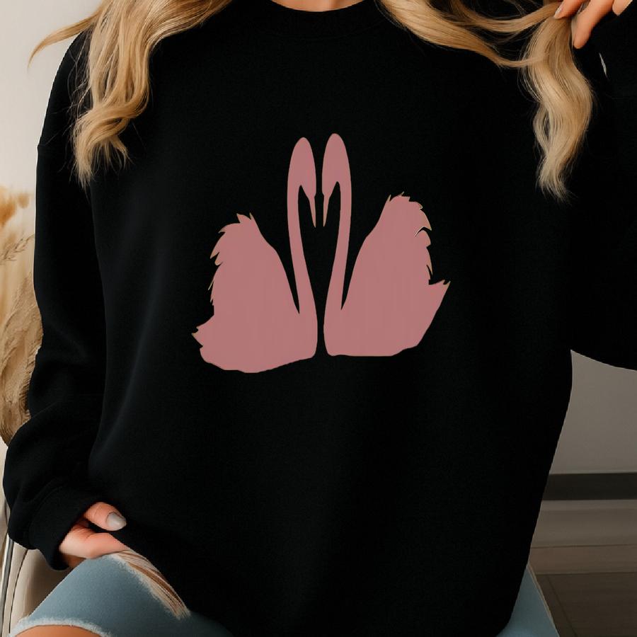 Swans Tank Top, Couple Swan Tank Top, Black Swan Tank Top, Swan Tank Top, Spirit Animal Tank Top, Animal Lover Gift, Cute Swan Tank Top Sweatshirt