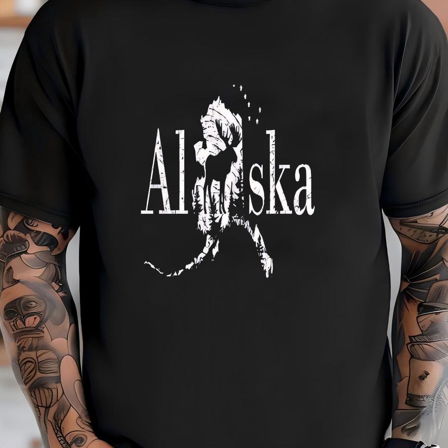 Alaska Map Shirt: Travel Souvenir Tee T-shirt