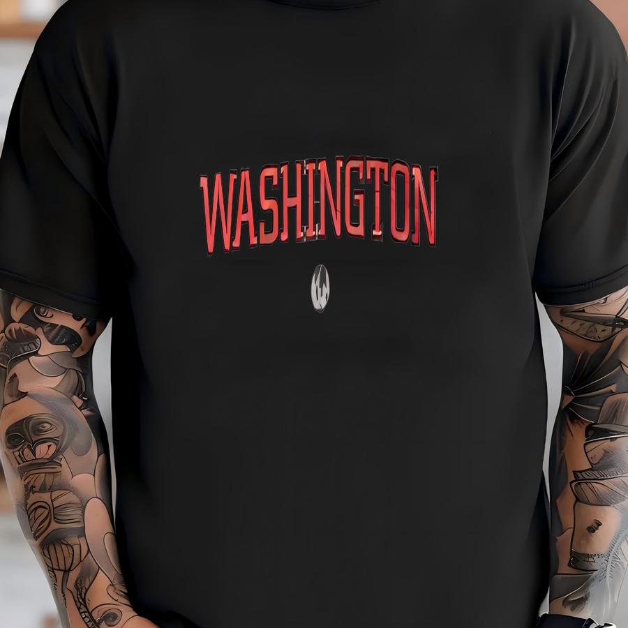 Vintage 90s Washington District Of Spellout Crewneck Light Sweatshirt Jumper Pullover L Size T-shirt