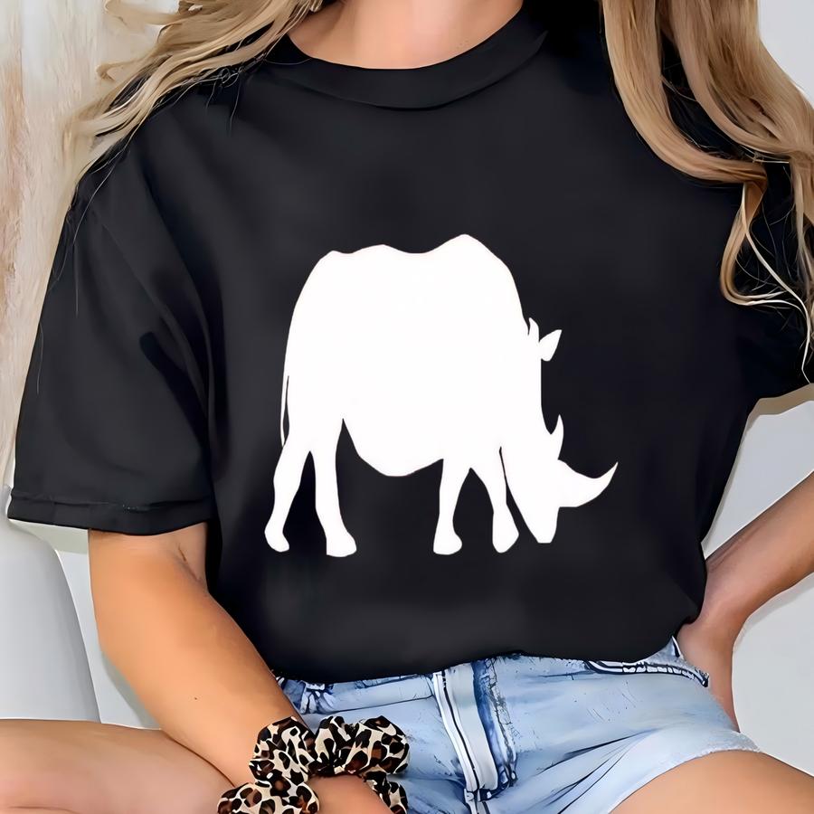 Rhinoceros Hoodie, Rhino Shirt, Rhinoceros Shirt, Rhino Gift, Rhino Lover Top, Rhino Tee, Rhino Lover Shirt, Rhino Hoodie T-shirt
