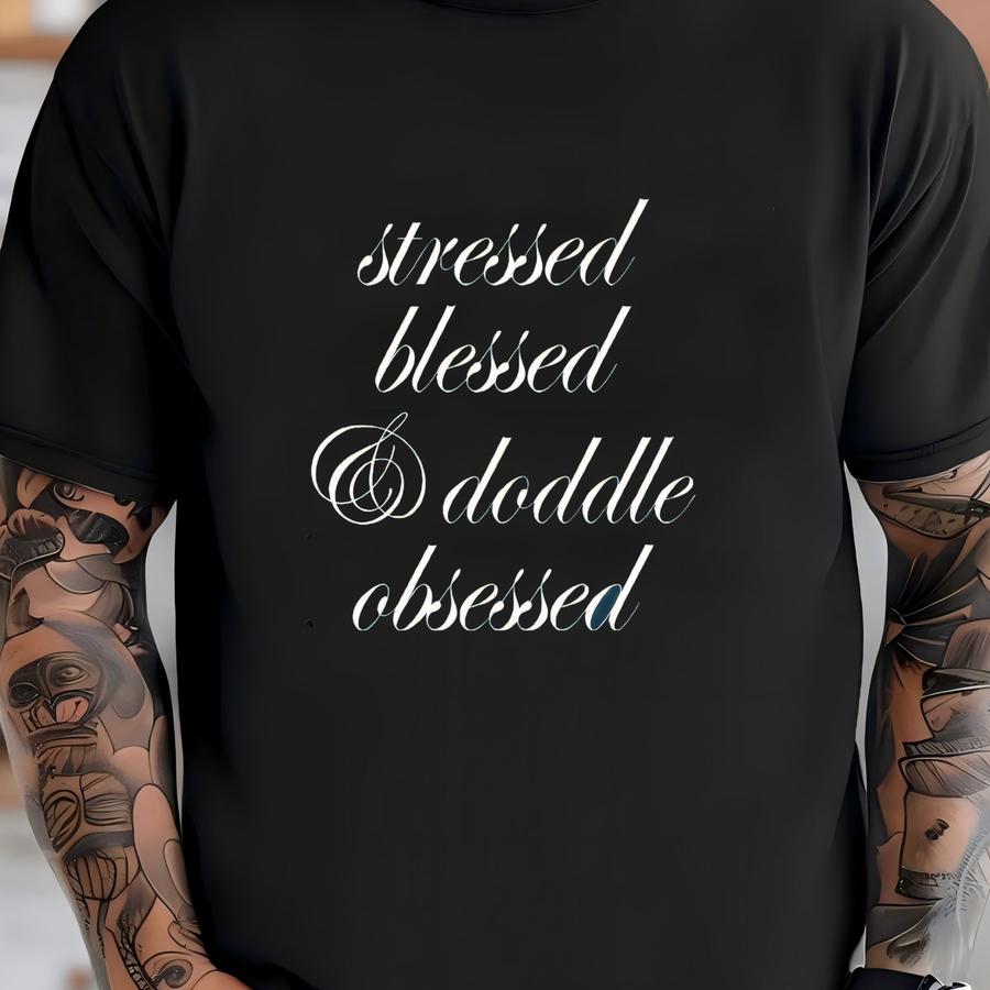 Stressed  Doodle, Goldendoodle Shirt, Dog Mom, Doodle Owner, Doodle Gift, Dog Mama Gift, Doodle Mom Shirt, Doodle Dad Shirt T-shirt