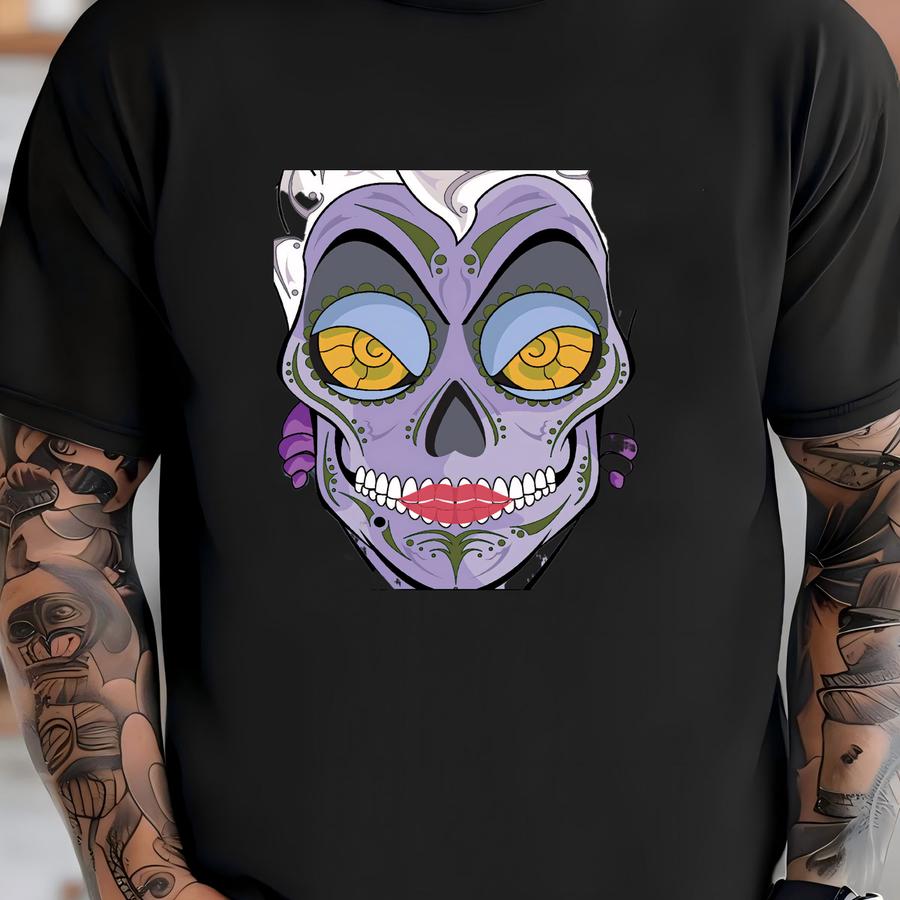 Ursula Sugar Skull 11x14 Print T-shirt