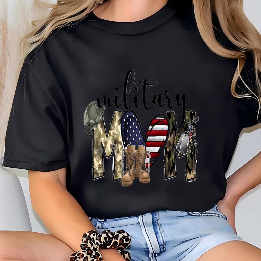 Military Mom Shirt, Proud Mom Shirt, Military Shirt, Cool Mom Shirt, Shirt For Mom, Us Outfits, Mom Gift, Mom Birthday Gift T-shirt