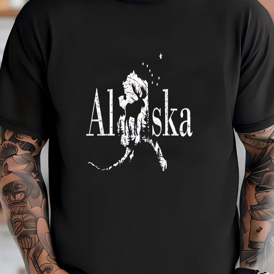 Alaska Shirt For Kids | Alaska Map State Shirt For Youth | Alaska Lovers Travel Shirt | Alaska Vacation Shirt | 12082 T-shirt