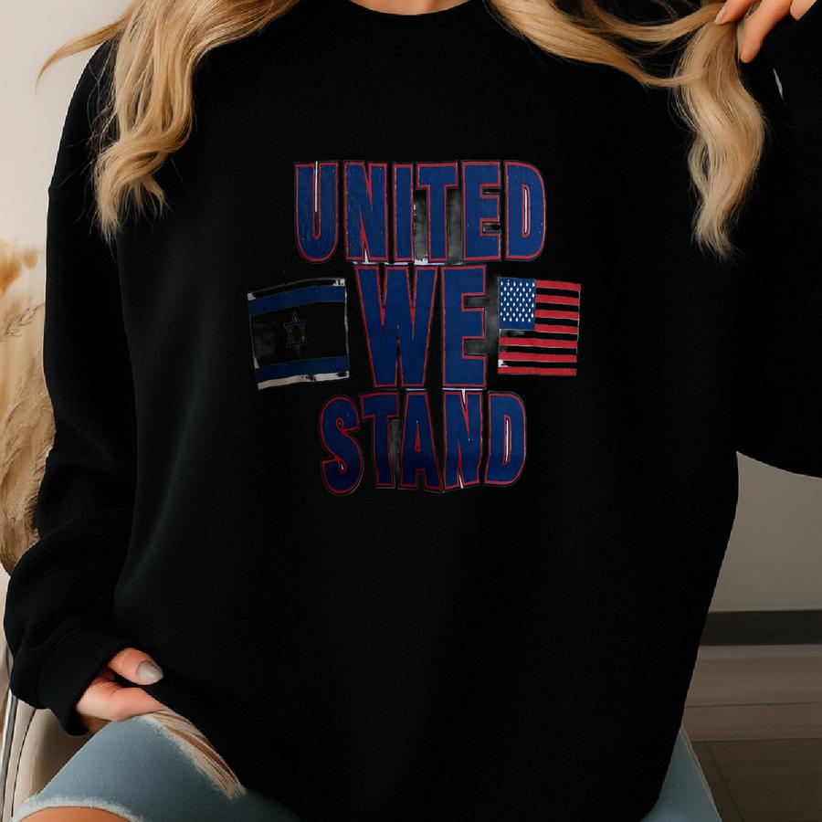 Vintage 90's United We Stand And United States T Shirt Size L Sweatshirt