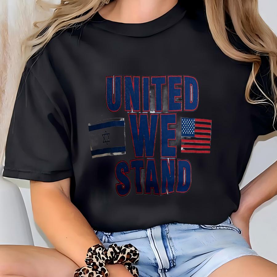 Vintage 90's United We Stand And United States T Shirt Size L T-shirt