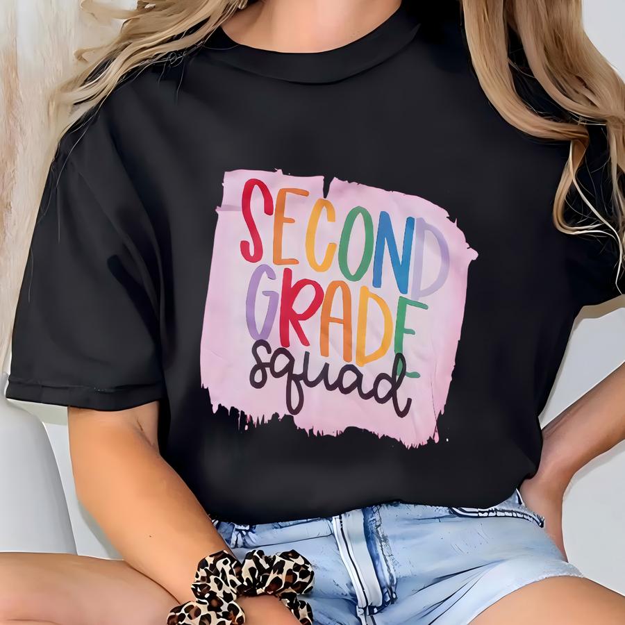 Second Grade Bleached Shirt - Second Teacher Shirt - Teacher Shirt - O Second - 2nd Grade - Second Grade Teacher -school Tee T-shirt