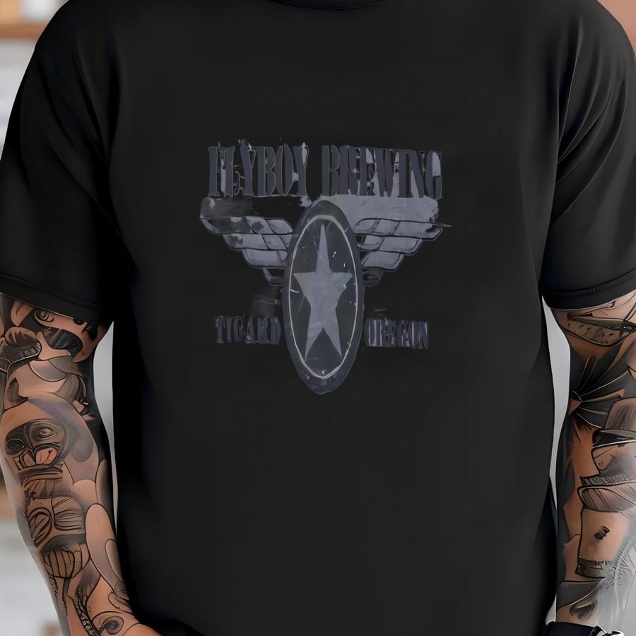 Y2k Flyboy Brewing Tigard Spellout Crewneck Sweatshirt Xl Size T-shirt