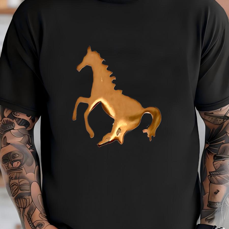 Cute Mustang Earrings! Smu Gift, Mustang Gift, Mustang Baseball Earrings, Horse Earrings, Gold Stud Horse Earrings, Smu Earrings T-shirt