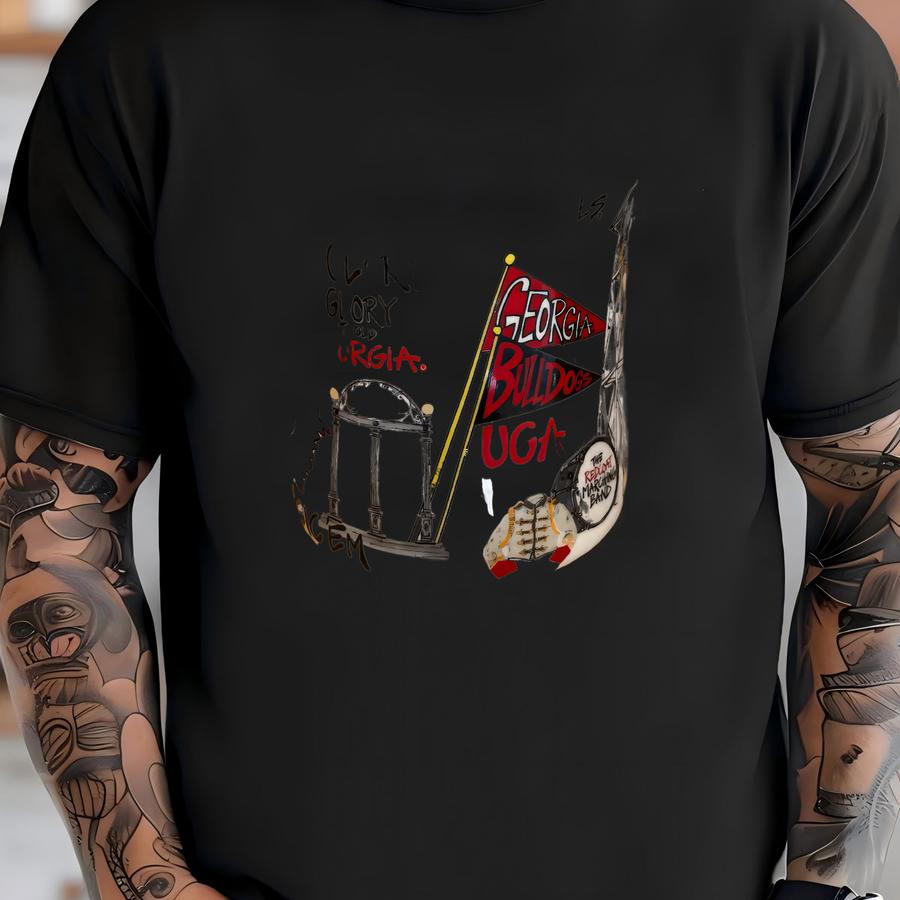 Licensed University Of Georgia, Bulldogs Collegiate Coffee Mug With My Hand Poured, Soy Candle, Choose Your Scent T-shirt