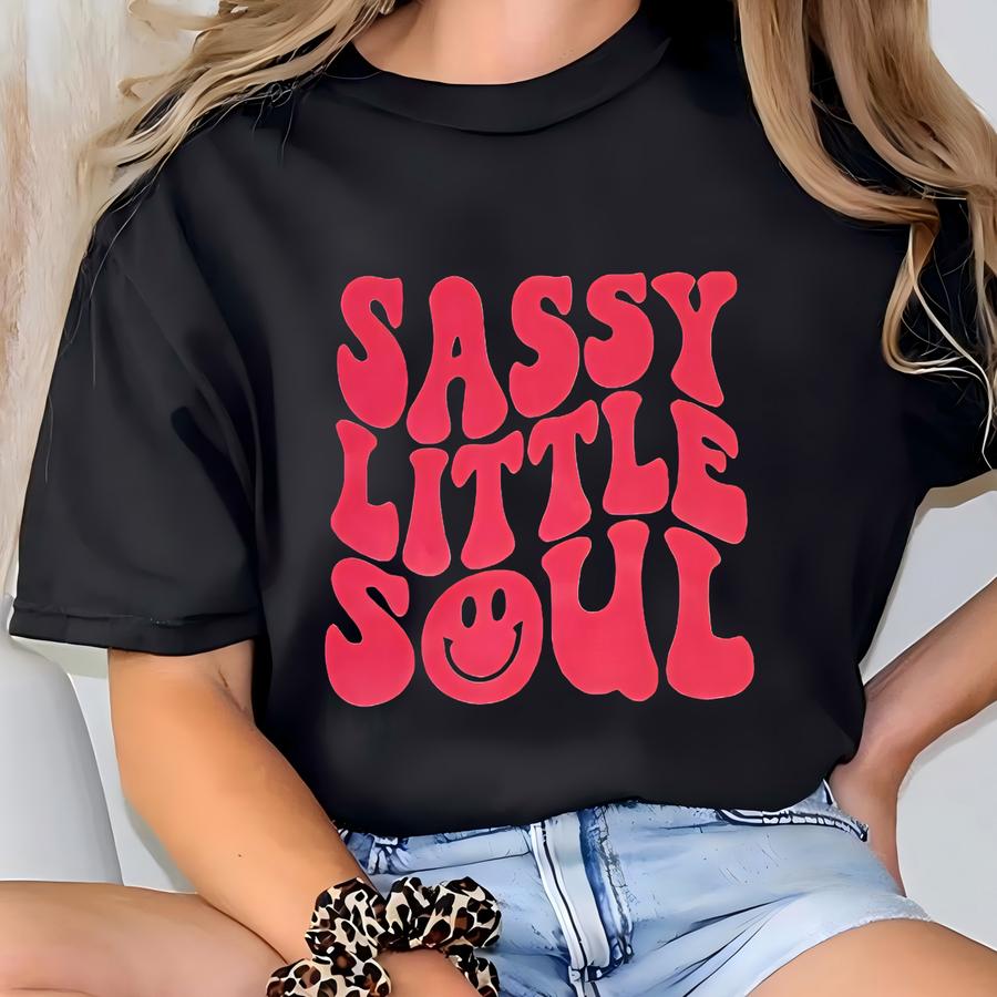 Sassy Little Souls Leopard Print Girls Shirt T-shirt