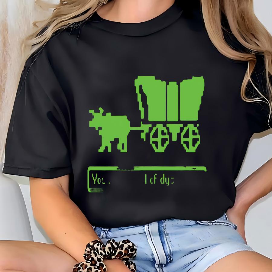 You Have Died Of Dysentery Shirt: Retro 80s Trail Tee T-shirt