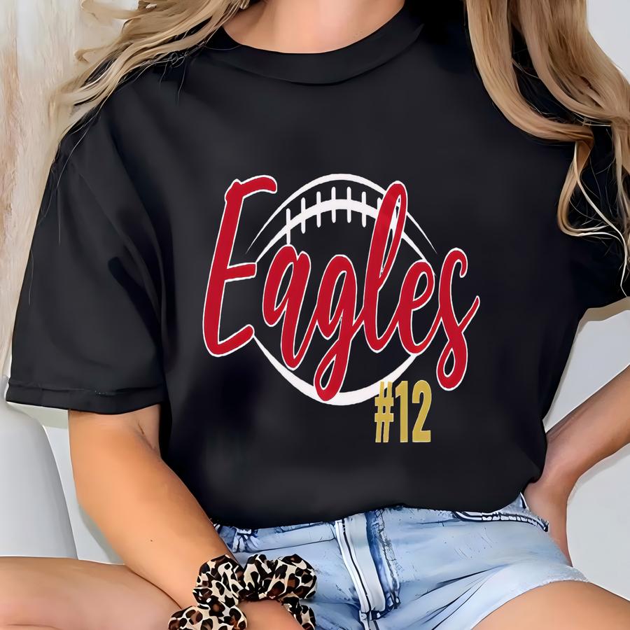 Football Shirt, Custom Football Shirts For Women, Personalized Football Shirt, Football Mom Shirt, Team Tees, Football Gift, Game Day Tshirt T-shirt