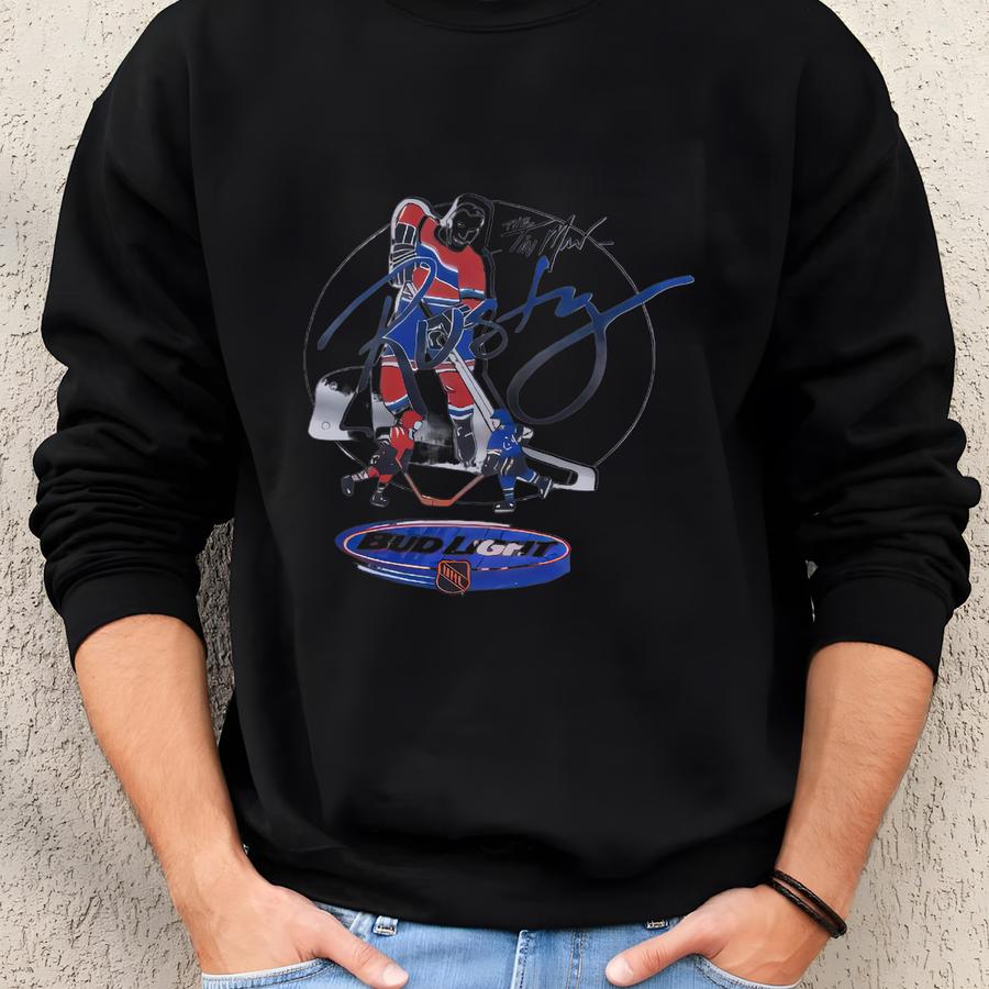 Vtg Bud Light And Bubble Boys The Tin Man Rusty T-shirt Double-sided Graphics White Blue Red Sz Xl? Sweatshirt