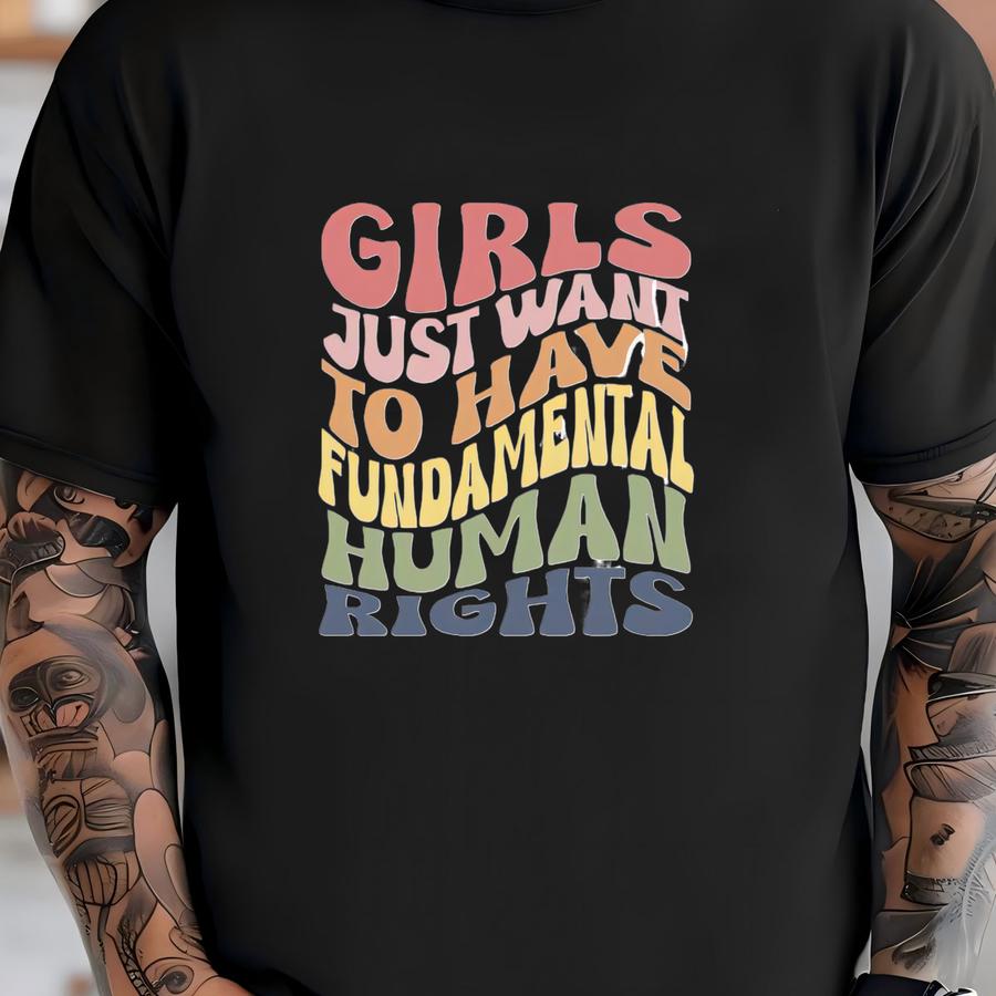 Women's Rights Kids Shirt - Human Rights Toddler Shirt - Retro Empowerment Baseball Tee T-shirt