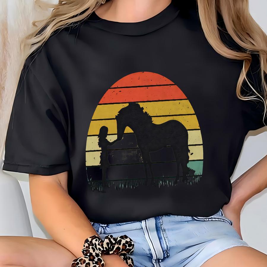 Horse Shirt, Horse Lover Hoodie, Horse Girl Shirt, Gift For Mother, Horse Lover Tees, Horse Lover Gift, Love Horses Shirt, Gift For Women T-shirt