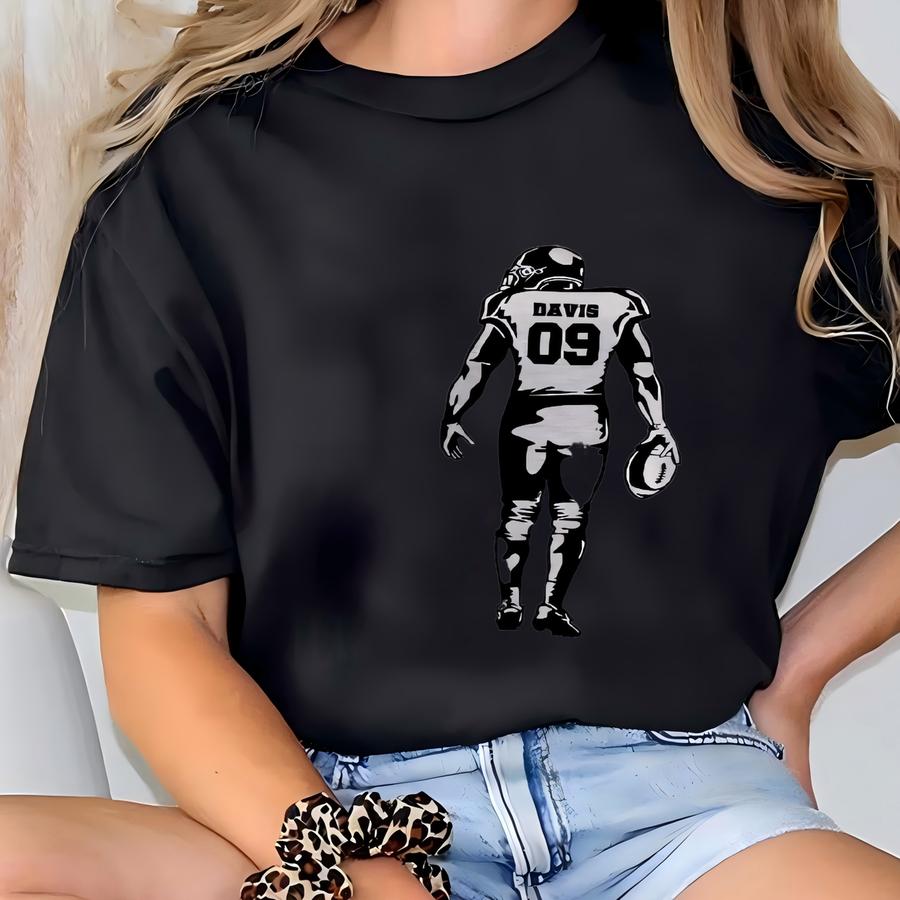 Football Tshirt, Football Mascot Tshirt, Custom Football Tshirt, Custom Football Shirt For Mom, Football Mama, Football Mom T-shirt