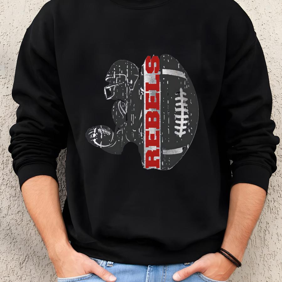 Football Sweatshirt, Mascot Sweatshirt, Custom Football Sweatshirt, Custom Football Pullover, Football Mama, Football Mom Sweatshirt