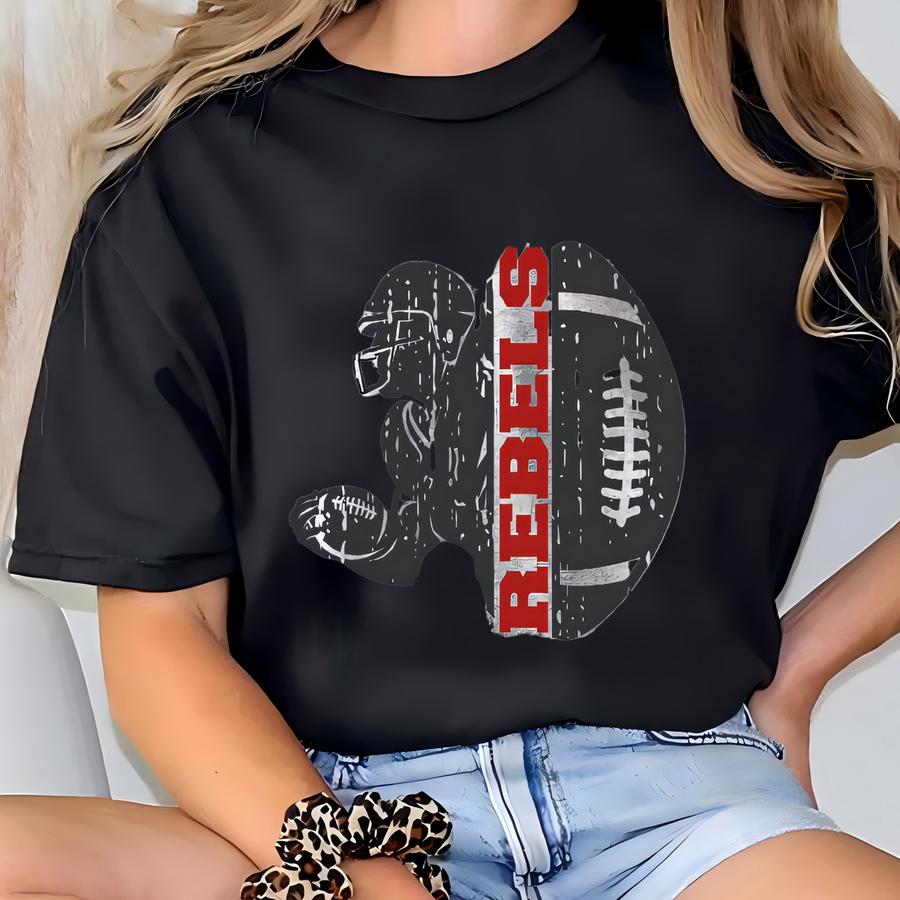 Football Sweatshirt, Mascot Sweatshirt, Custom Football Sweatshirt, Custom Football Pullover, Football Mama, Football Mom T-shirt