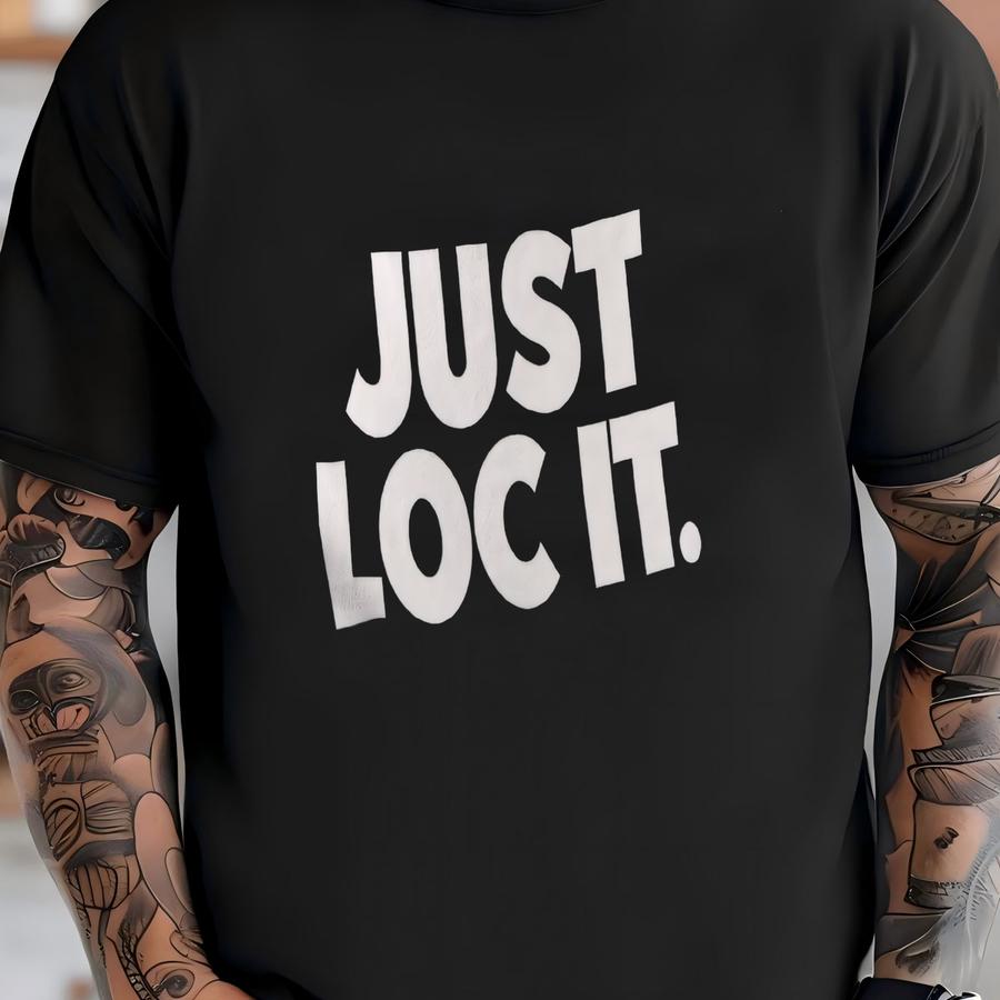 Just Loc It Hoodie: Ring-spun Cotton Locd Tee T-shirt