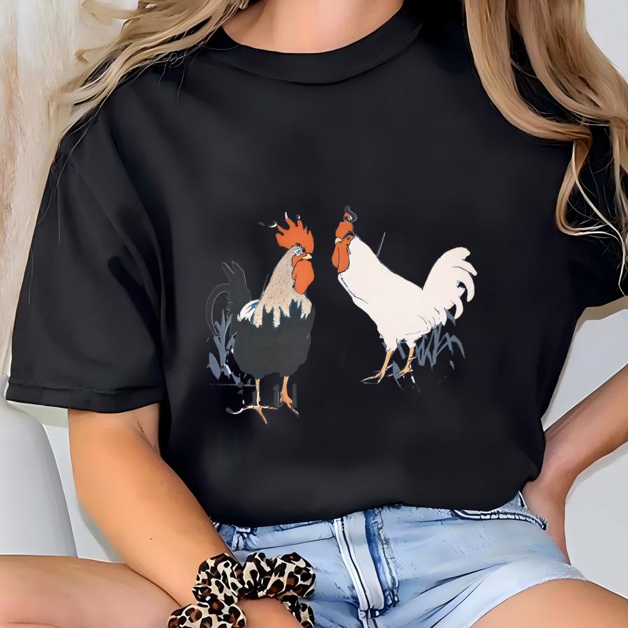 The Chickens And I Laughed Shirt, Funny Chicken Shirt, Chicken Shirt, Farm Shirt, Chicken Humor Shirt, Rooster Shirt, Funny Rooster Shirt T-shirt