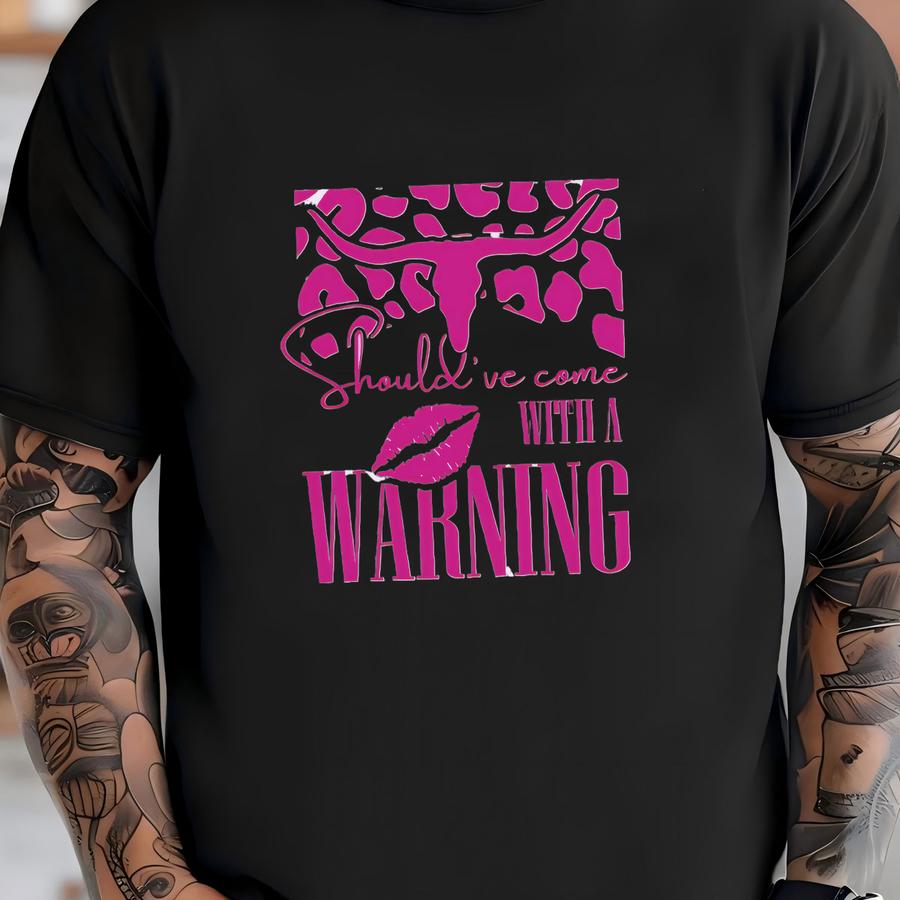 Should've Come With A Warning Country Music Concert Women's Tank Top T-shirt