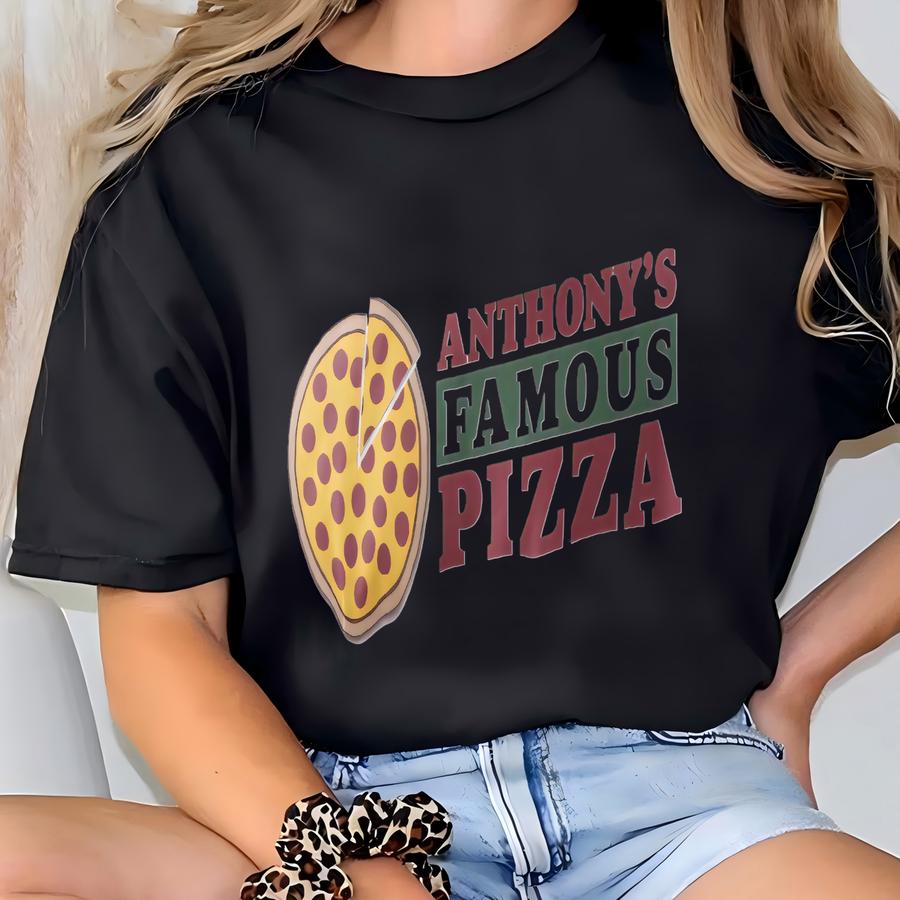 Personalized Famous Pizza Logo T Shirt, Gift For Dad, Famous Pizza, Woodfired, New York Style, Stone Baked, Pizza Making Accessories T-shirt