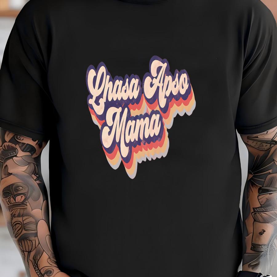 Lhasa Apso Mama Shirt / Tank Top / Hoodie, Lhasa Apso Gift For Women, Lhasa Apso Owner Tshirt, Lhasa Apso Mom Tee, Lhasa Apso Lover Hoodie T-shirt