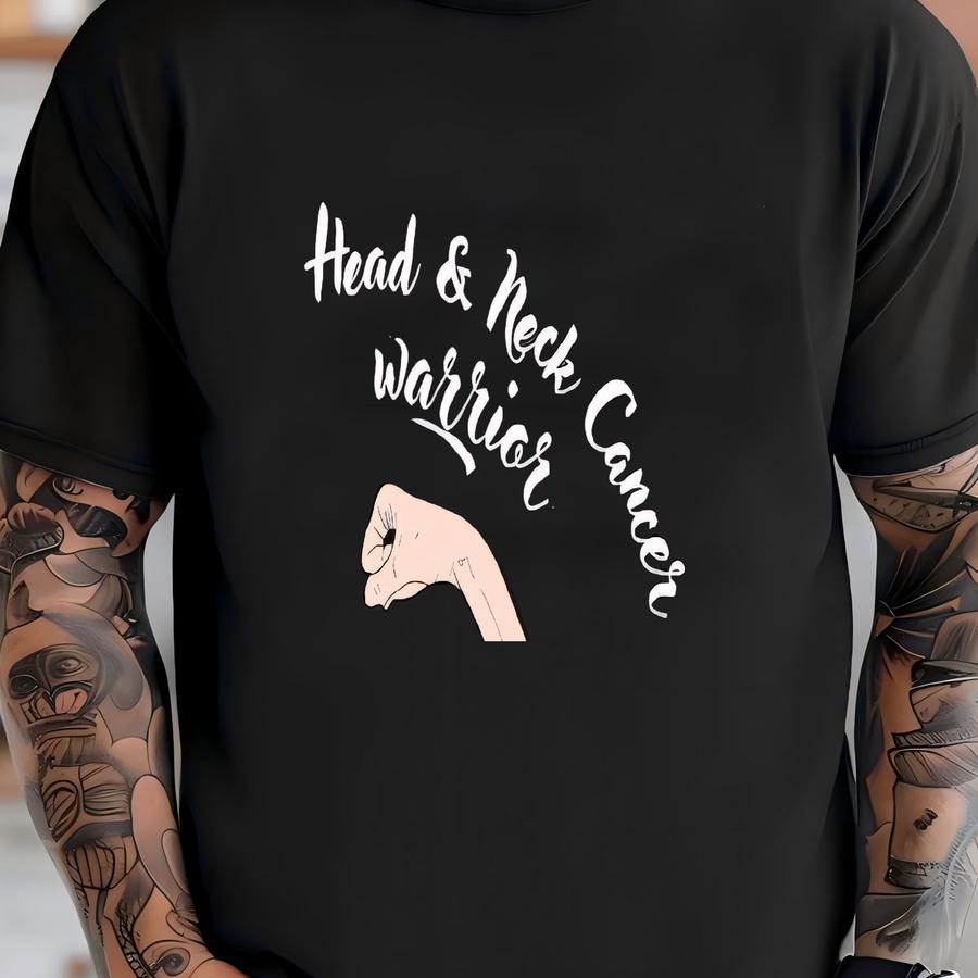 Head And Neck Cancer Awareness Shirt / Tank Top / Hoodie, Cancer Warrior Unbreakable Tshirt, Cancer Support Shirts, Cancer Survivor Tee Gift T-shirt