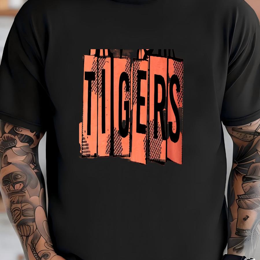 Tigers ~ Gildan Softstyle Unisex Soft Heather Tee ~ Choose Color Of Tee T-shirt