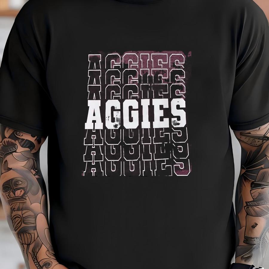 Aggies Hoodie: Unisex Game Day Tee T-shirt