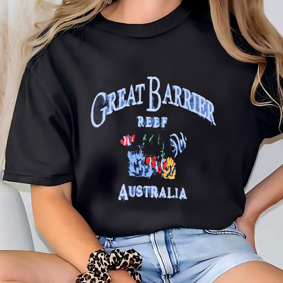 Great Barrier Reef Sweatshirt, Coral Reef Shirt, Australia Crewneck, Vintage Ocean Y T-shirt
