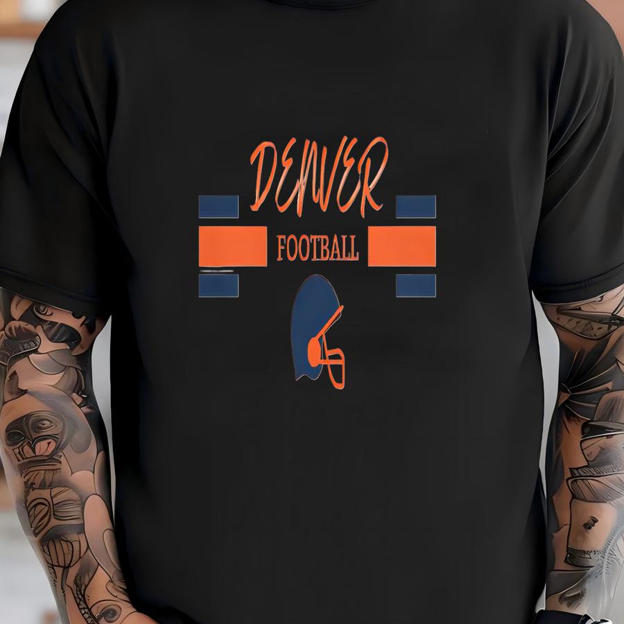 Denver Football Crewneck, Retro Denver Football Sweatshirt, Men's And Women's Sweatshirt, Throwback Denver, Gameday Crewneck, Denver Shirt T-shirt
