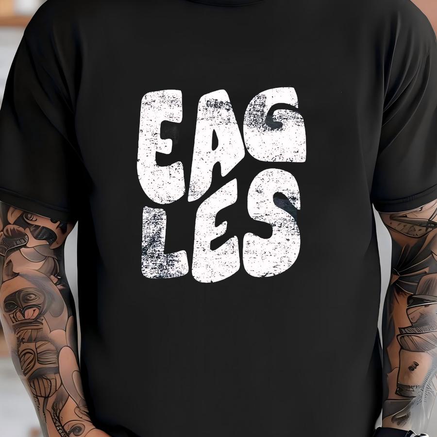 Retro Distressed Wavey Mascot Tees/sweatshirts - Adult/youth T-shirt