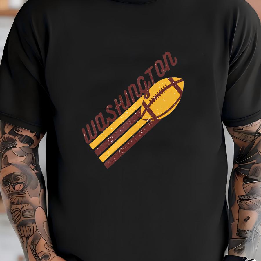 Vintage Washington Football Crewneck Sweatshirt, Retro Washington Football Shirt, Men's And Women's Sweatshirt, Throwback Washington Hoodie T-shirt