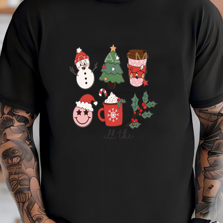 Christmas Sweatshirt, Jingle All The Way, Sweatshirt, Christmas Gift, Minimalist, Holiday Sweatshirt, Ugly Christmas Shirt T-shirt