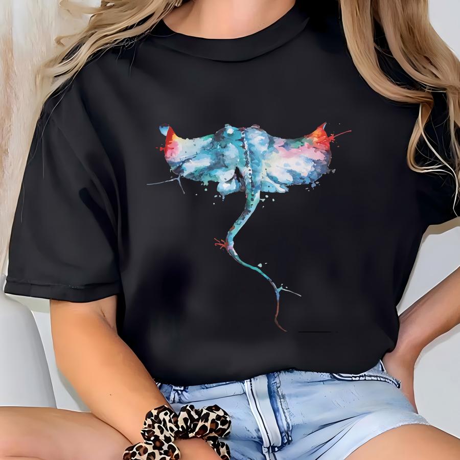 Watercolor Stingray Sweatshirt, Watercolor T Shirt, Stingray Hoodie, Scuba Tshirt, Scuba Gifts, Scuba Diving Gifts, Watercolor Print T-shirt